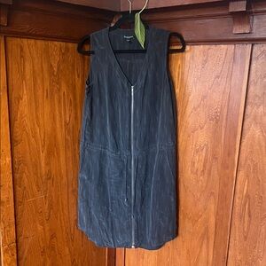 ✨Eileen Fisher Silk Black Textured Dress